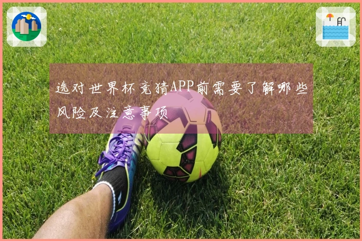 选对世界杯竞猜APP前需要了解哪些风险及注意事项