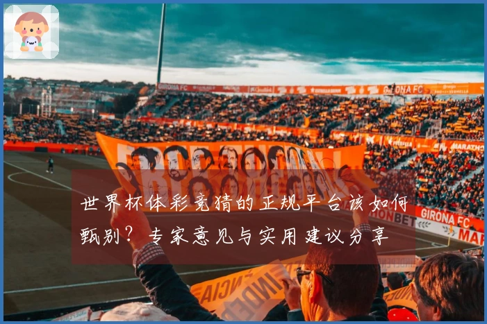 世界杯体彩竞猜的正规平台该如何甄别？专家意见与实用建议分享