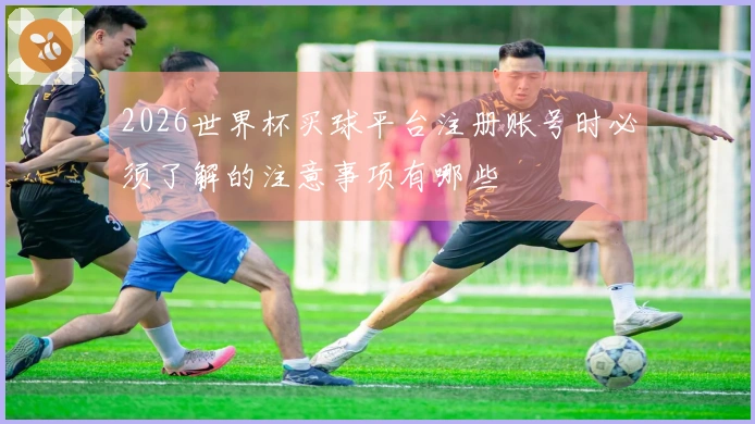 2026世界杯买球平台注册账号时必须了解的注意事项有哪些
