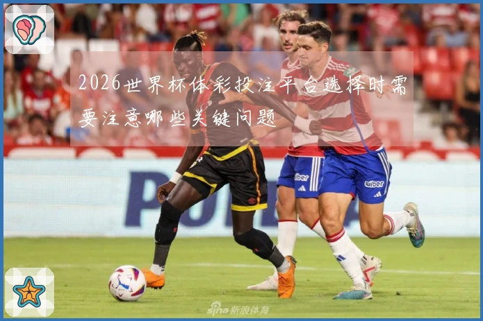 2026世界杯体彩投注平台选择时需要注意哪些关键问题